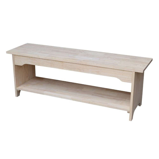 International Concepts - Brookstone Bench - 48in Long  - BE-48 veiw 1
