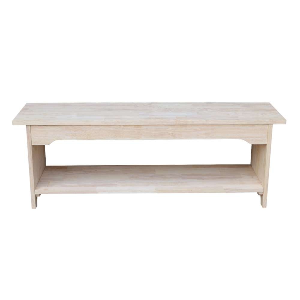 International Concepts - Brookstone Bench - 48in Long  - BE-48 veiw 3