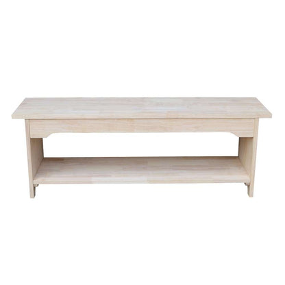 International Concepts - Brookstone Bench - 48in Long  - BE-48 veiw 3