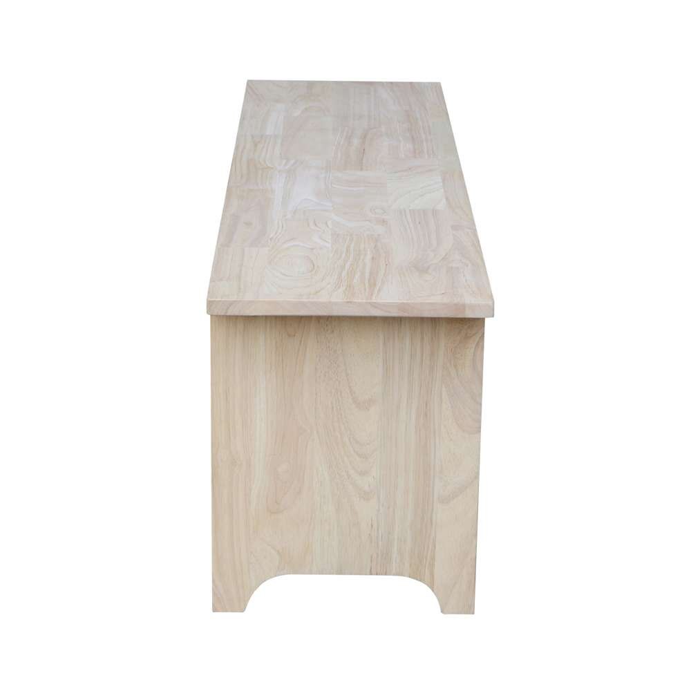 International Concepts - Brookstone Bench - 48in Long  - BE-48 veiw 4
