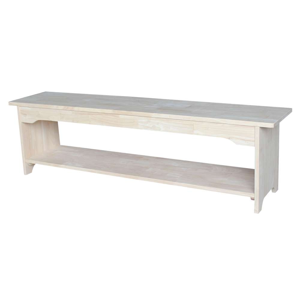 International Concepts - Brookstone Bench - 60in Long  - BE-60 veiw 1
