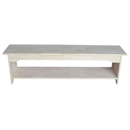 International Concepts - Brookstone Bench - 60in Long  - BE-60 veiw 2