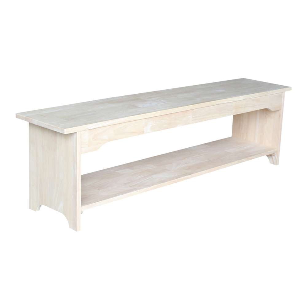 International Concepts - Brookstone Bench - 60in Long  - BE-60 veiw 3