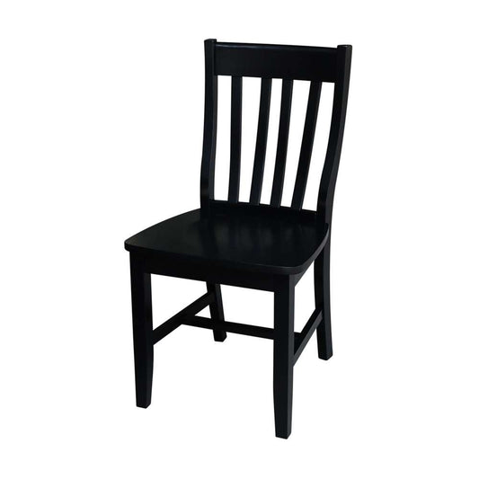 International Concepts - Cafe Chair in Black Finish (Set of 2) - C46-61P veiw 1