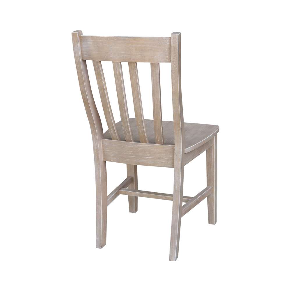 International Concepts - Cafe Chair in Washed Gray Taupe Finish (Set of 2) - C09-61P veiw 3