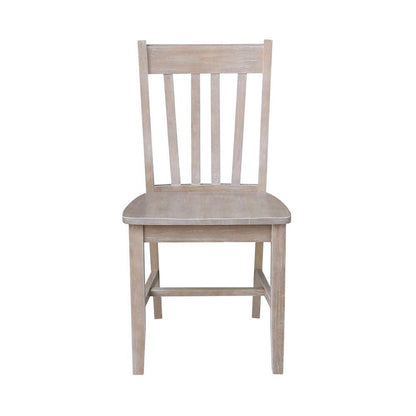 International Concepts - Cafe Chair in Washed Gray Taupe Finish (Set of 2) - C09-61P veiw 6