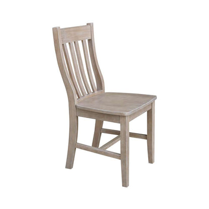 International Concepts - Cafe Chair in Washed Gray Taupe Finish (Set of 2) - C09-61P veiw 7