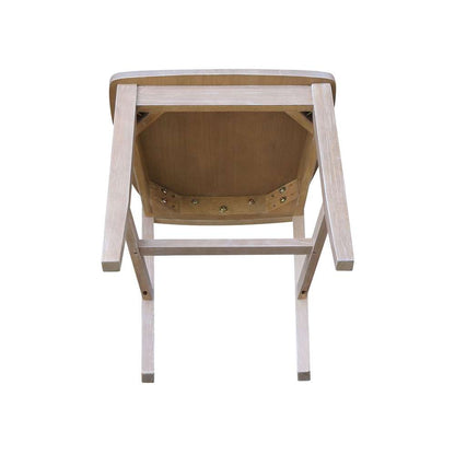 International Concepts - Cafe Chair in Washed Gray Taupe Finish (Set of 2) - C09-61P veiw 9