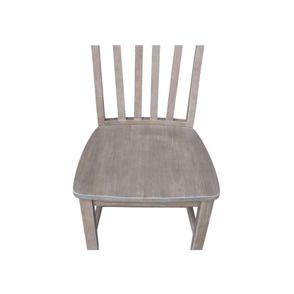 International Concepts - Cafe Chair in Washed Gray Taupe Finish (Set of 2) - C09-61P veiw 10