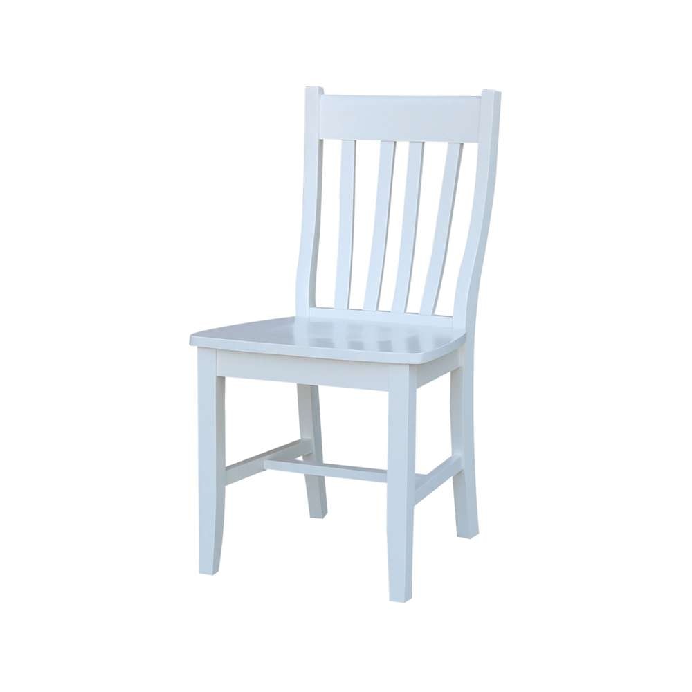 International Concepts - Cafe Chair in White Finish (Set of 2) - C08-61P veiw 1