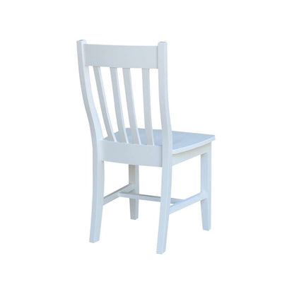 International Concepts - Cafe Chair in White Finish (Set of 2) - C08-61P veiw 3