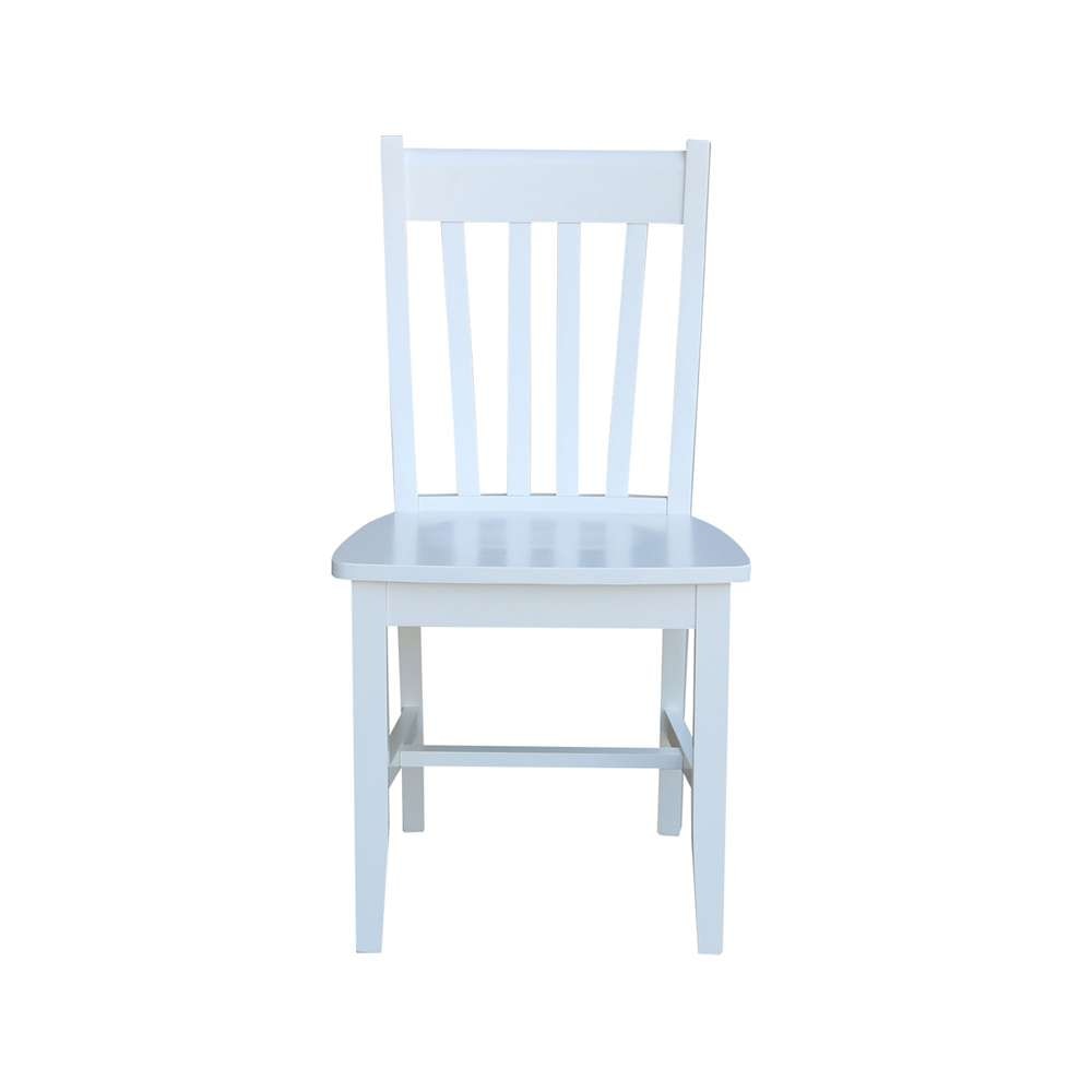 International Concepts - Cafe Chair in White Finish (Set of 2) - C08-61P veiw 6