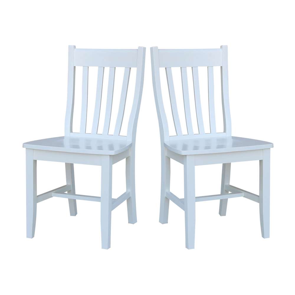 International Concepts - Cafe Chair in White Finish (Set of 2) - C08-61P veiw 8