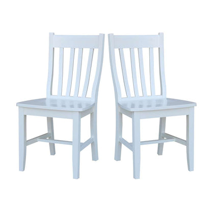 International Concepts - Cafe Chair in White Finish (Set of 2) - C08-61P veiw 8