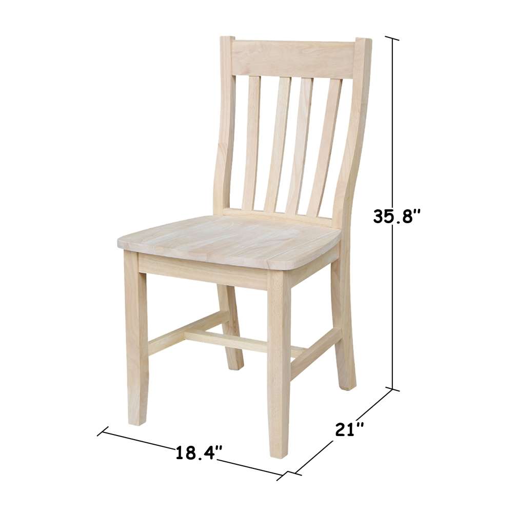 International Concepts - Cafe Chair (Set of 2) - C-61P veiw 3