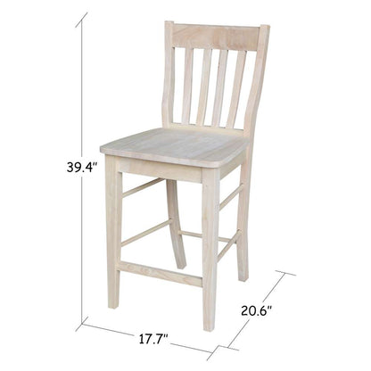 International Concepts - Cafe Stool - 24inSH - S-6162 veiw 3
