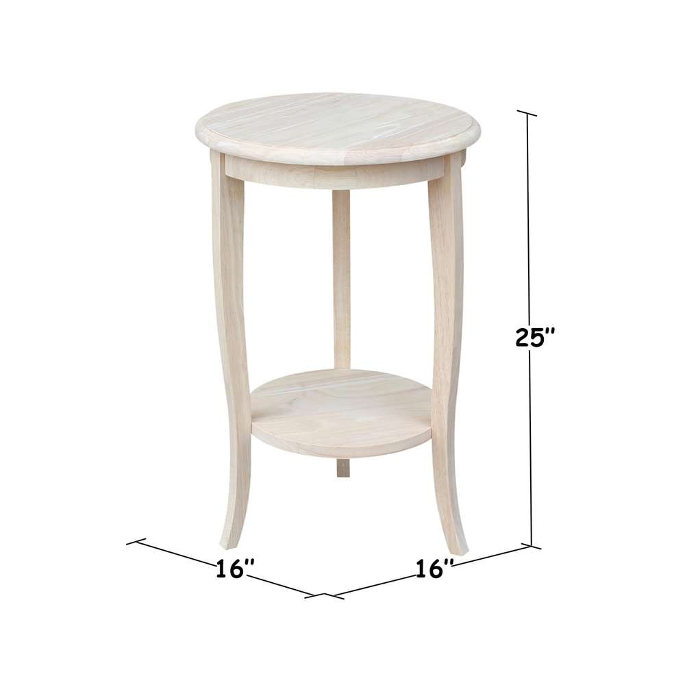 International Concepts - Cambria Round End Table - OT-18R-16 veiw 2