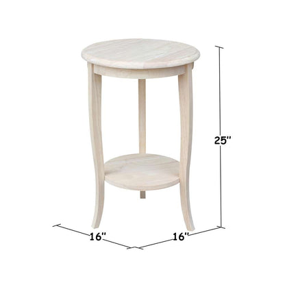 International Concepts - Cambria Round End Table - OT-18R-16 veiw 2