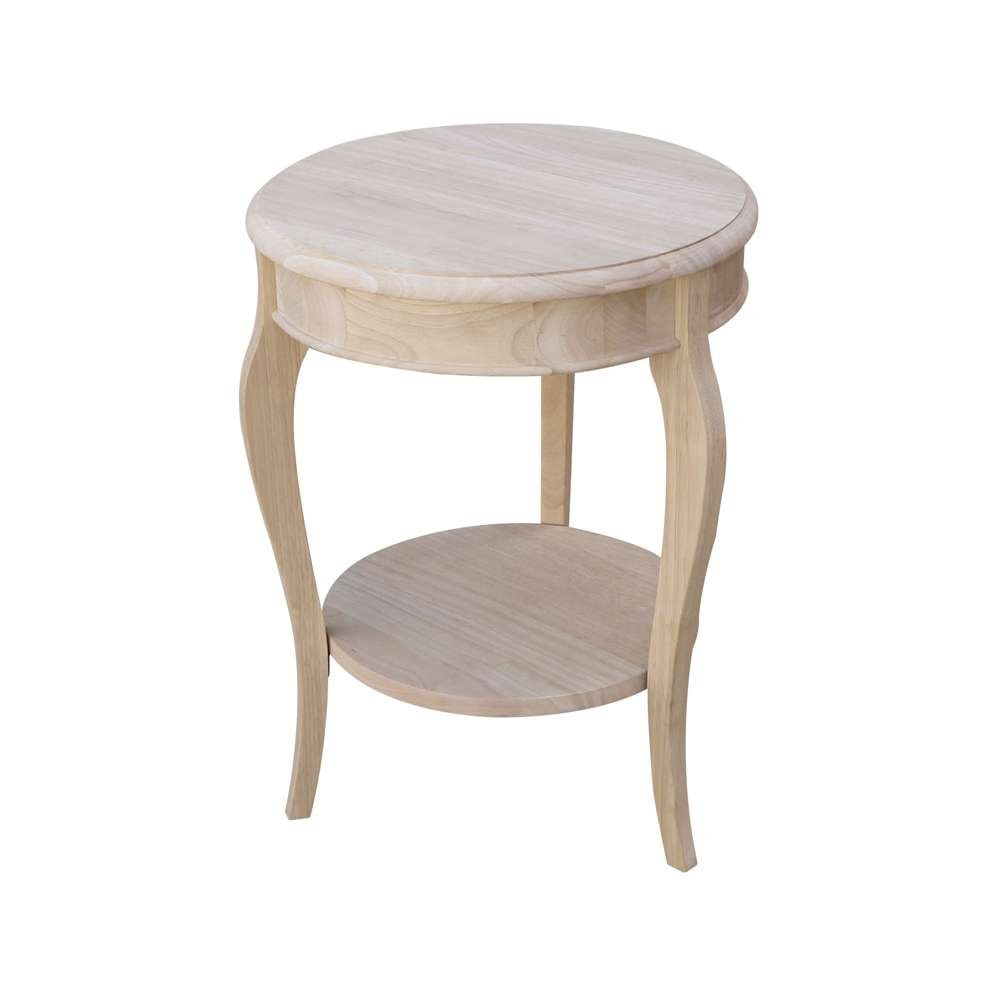 International Concepts - Cambria Round End Table - OT-18R-18 veiw 3