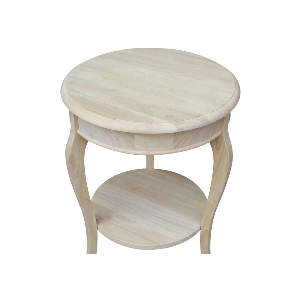 International Concepts - Cambria Round End Table - OT-18R-18 veiw 6