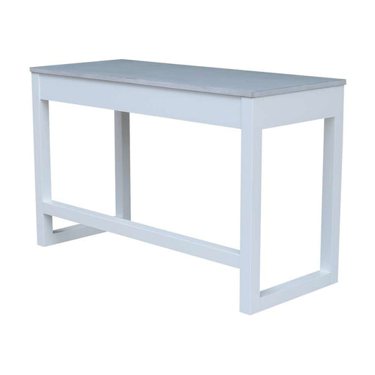 International Concepts - Carson Desk with 2 Drawers in Chalk/White Finish - OF128-71 veiw 2