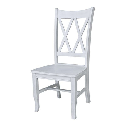 International Concepts - Chalk Double XX Chair in Chalk - Antiqued Finish - 1C28-220 veiw 1