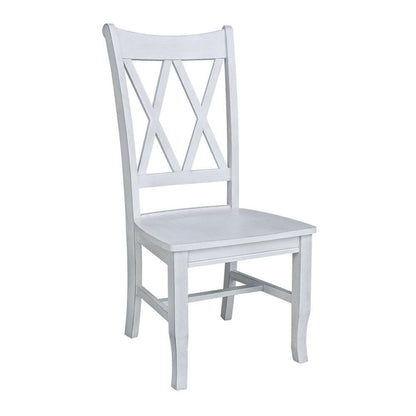 International Concepts - Chalk Double XX Chair in Chalk - Antiqued Finish - 1C28-220 veiw 4