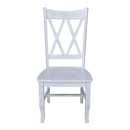 International Concepts - Chalk Double XX Chair in Chalk - Antiqued Finish - 1C28-220 veiw 6