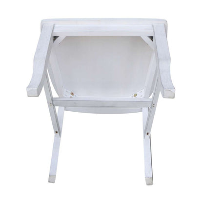 International Concepts - Chalk Double XX Chair in Chalk - Antiqued Finish - 1C28-220 veiw 8