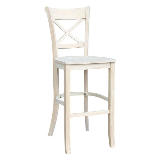International Concepts - Charlotte Bar Height Stool - 30inSH - S-313 veiw 1