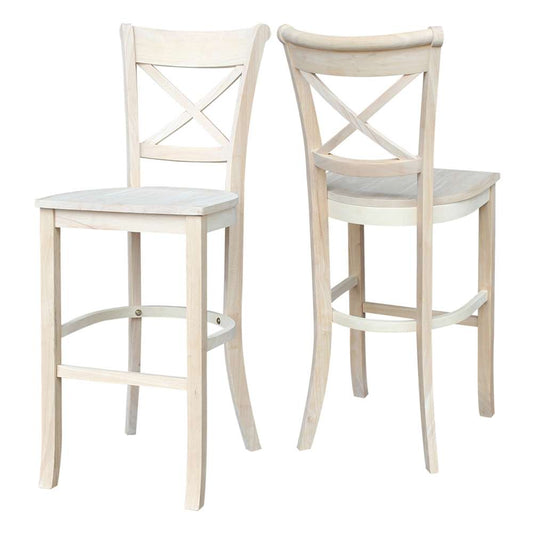 International Concepts - Charlotte Bar Height Stool - 30inSH - S-313 veiw 2