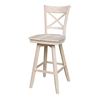 International Concepts - Charlotte Bar Height Stool - 30inSH - S-313SW veiw 1