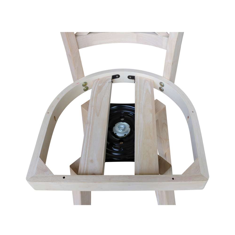 International Concepts - Charlotte Bar Height Stool - 30inSH - S-313SW veiw 5