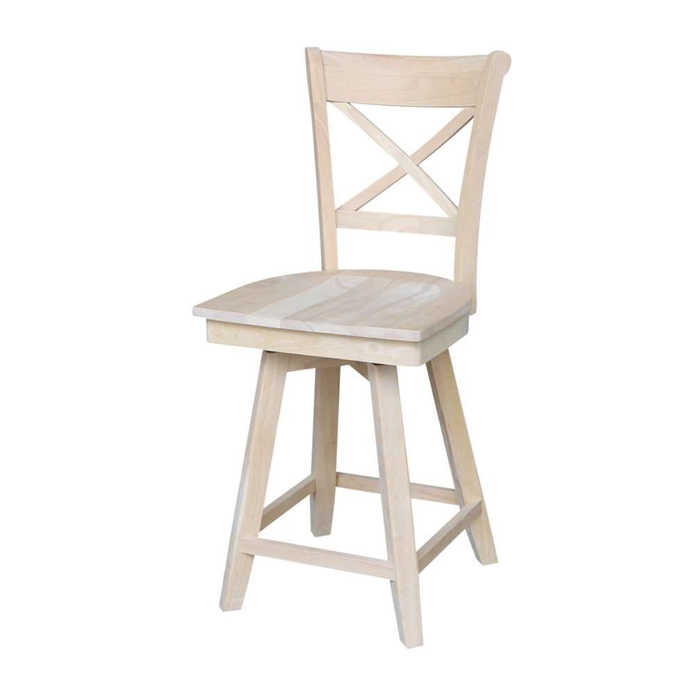 International Concepts - Charlotte Counter Height Stool - 24inSH - S-312SW veiw 1