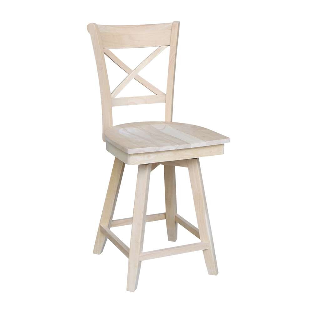 International Concepts - Charlotte Counter Height Stool - 24inSH - S-312SW veiw 4