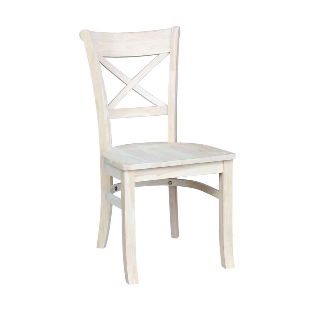 International Concepts - Charlotte X-Back Chair (Set of 2) - C-31P veiw 1