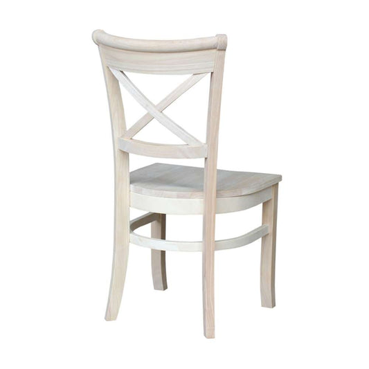 International Concepts - Charlotte X-Back Chair (Set of 2) - C-31P veiw 2