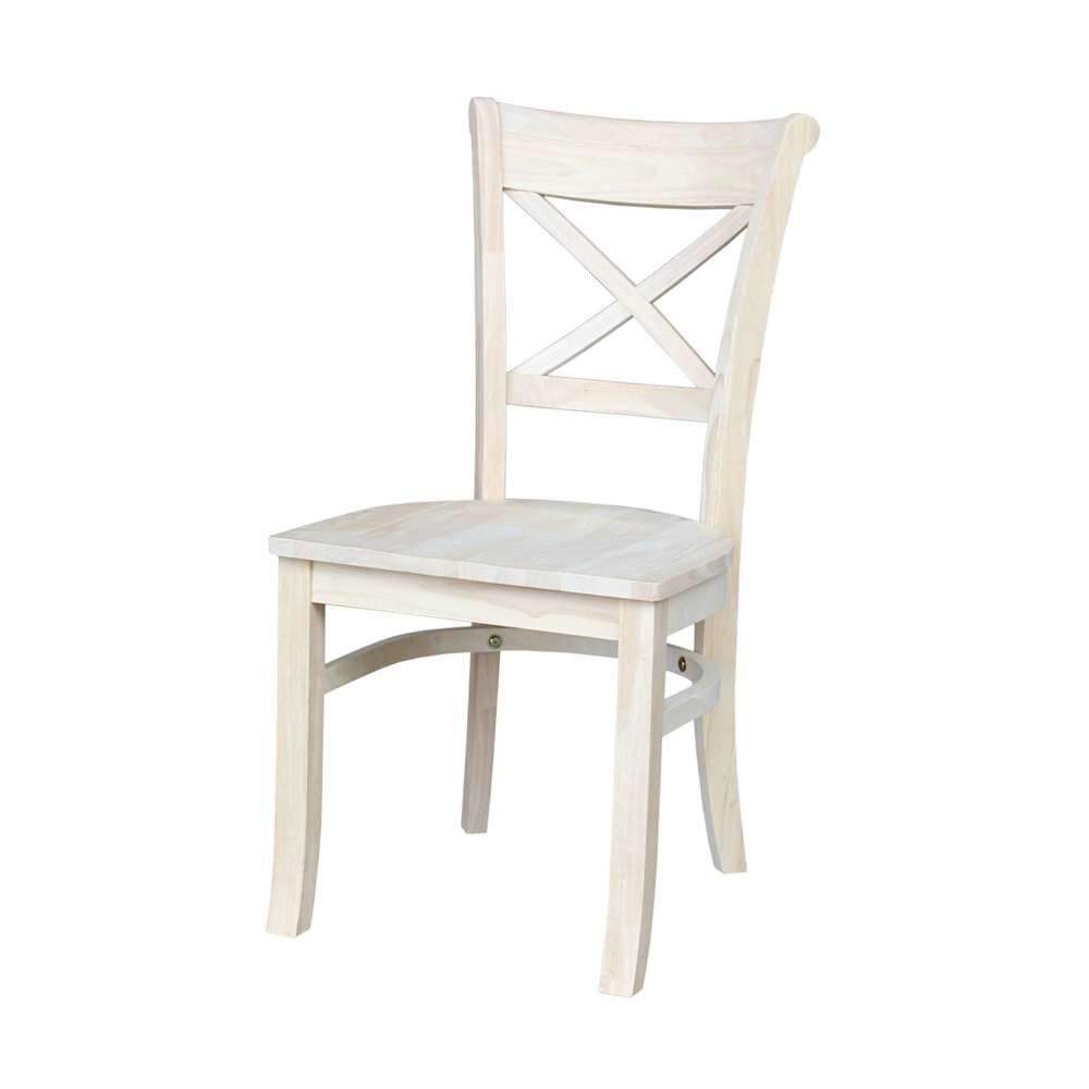 International Concepts - Charlotte X-Back Chair (Set of 2) - C-31P veiw 4