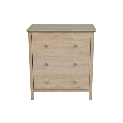 International Concepts - Chest with 3 Drawers - BD-8003 veiw 4