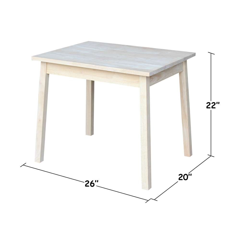 International Concepts - ChildS Table - JT-2026 veiw 2