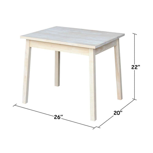International Concepts - ChildS Table - JT-2026 veiw 2