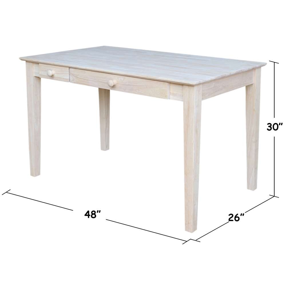 International Concepts - Computer Desk with Flip Down Drawer - OF-50 veiw 3