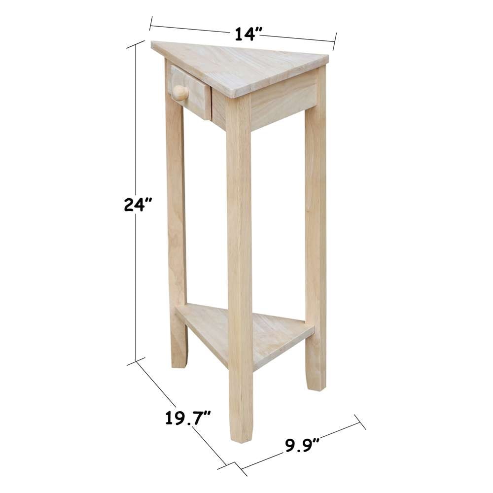 International Concepts - Corner Accent Table  - OT-95 veiw 3