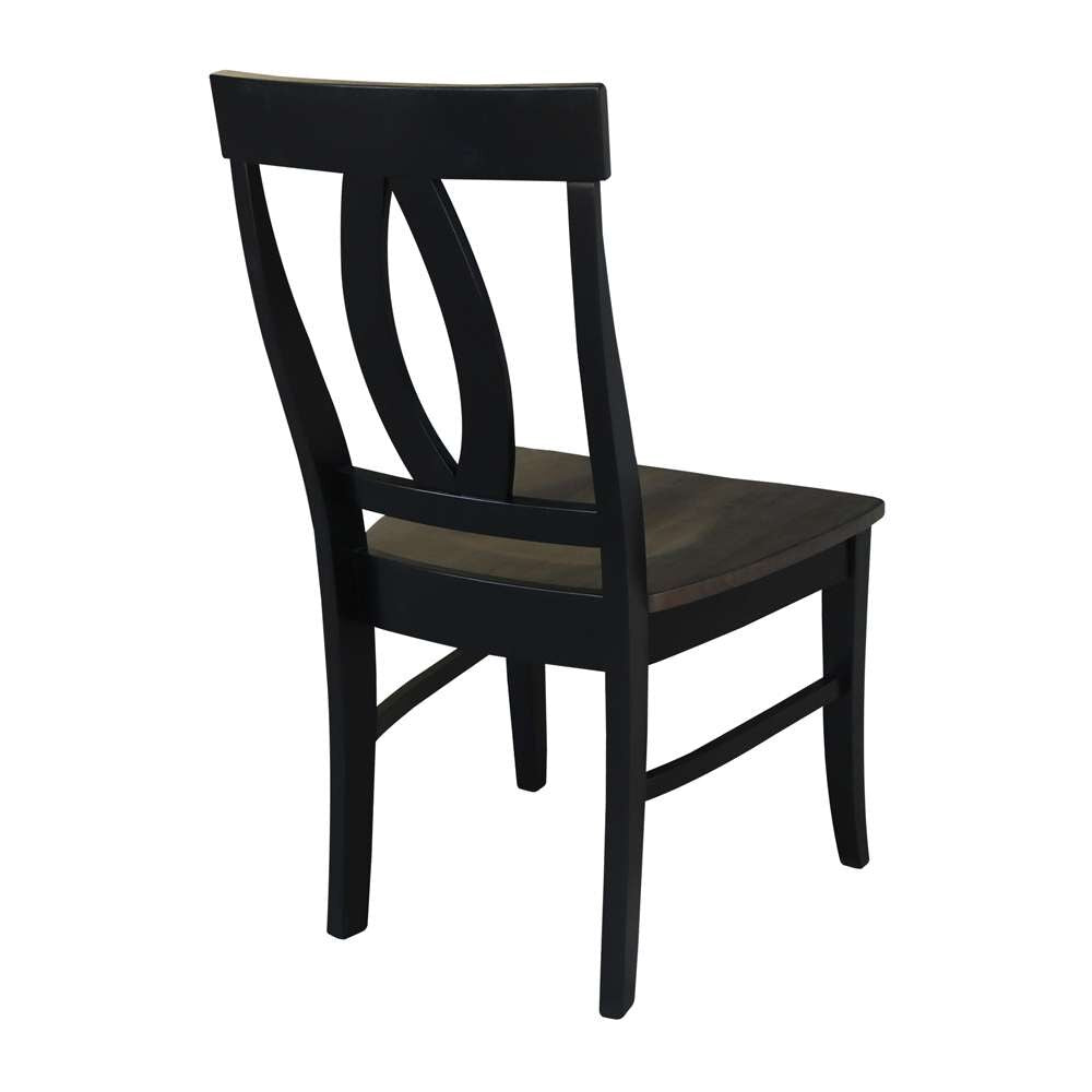 International Concepts - Cosmo Chair in Coal-Black/Washed Black Finish (Set of 2) - C75-170P veiw 2