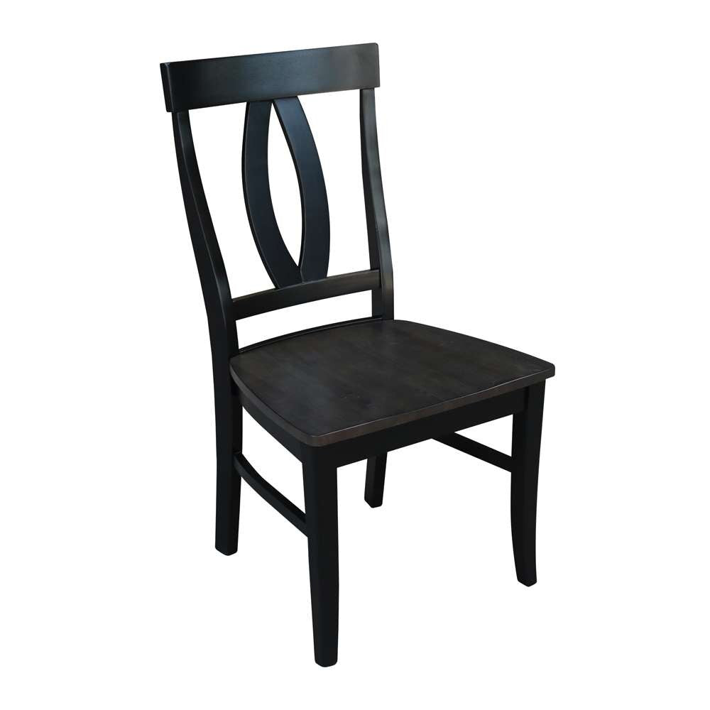 International Concepts - Cosmo Chair in Coal-Black/Washed Black Finish (Set of 2) - C75-170P veiw 4