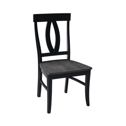International Concepts - Cosmo Chair in Coal-Black/Washed Black Finish (Set of 2) - C75-170P veiw 7