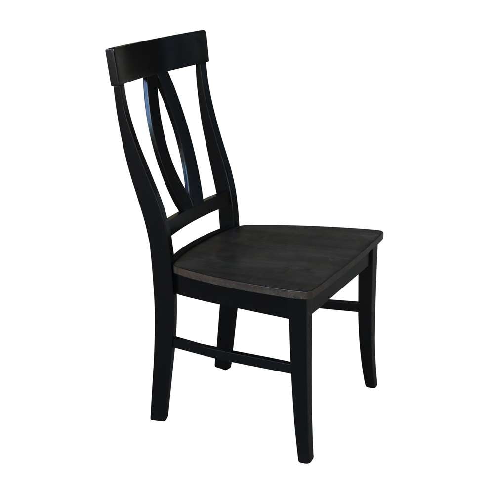 International Concepts - Cosmo Chair in Coal-Black/Washed Black Finish (Set of 2) - C75-170P veiw 11