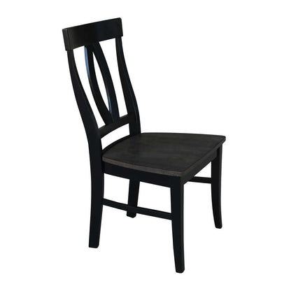 International Concepts - Cosmo Chair in Coal-Black/Washed Black Finish (Set of 2) - C75-170P veiw 11