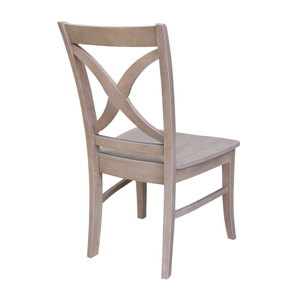 International Concepts - Cosmo Chair - Washed Finish (Set of 2) in Washed Gray Taupe Finish (Set of 2) - C09-14P veiw 2