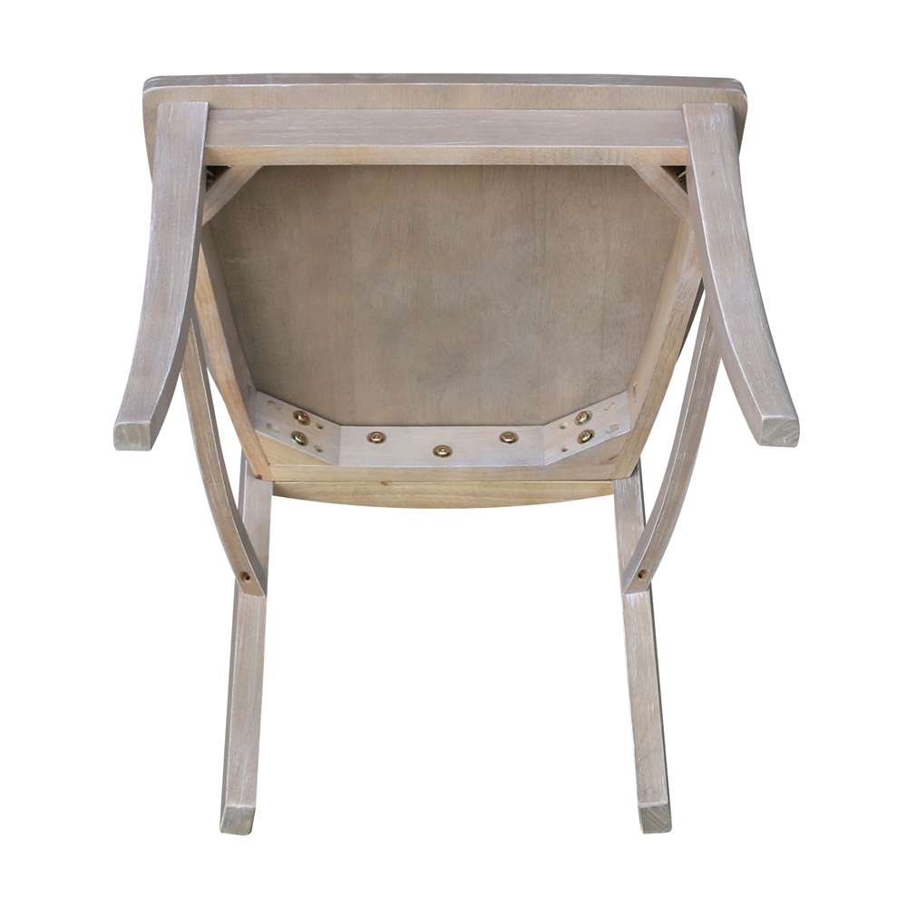 International Concepts - Cosmo Chair - Washed Finish (Set of 2) in Washed Gray Taupe Finish (Set of 2) - C09-170P veiw 8